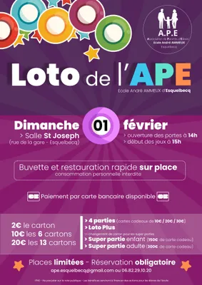 LOTO APE ANDRE AMMEUX