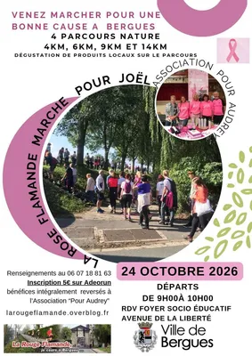 La rose Flamande, marche gourmande pour Joël