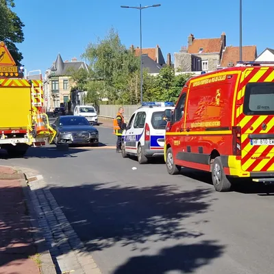 Calais : cinq personnes blessées à la suite d'un accident