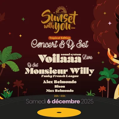 Dunkerque : Sunset With You au Casino samedi 6 décembre