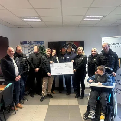 Hoymille : les gendarmes mobilisés pour soutenir le petit Marius...