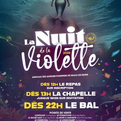 La Nuit de la Violette : Dunkerque s’embrase le 22 février
