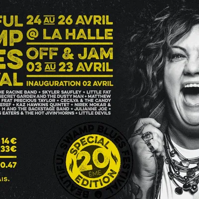 Calais : 20ème Beautiful Swamp Blues Festival jusqu'au 26 avril