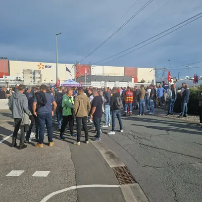 Gravelines : grosse mobilisation à la Centrale pour la grève