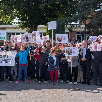 Saint-Martin-lez-Tatinghem : des centaines de personnes devant...