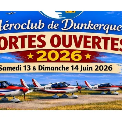 Portes Ouvertes ce week-end à l'Aéroclub de Dunkerque Les Moëres