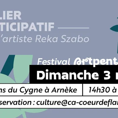 Arnèke : Atelier participatif dimanche après-midi aux Jardins du Cygne
