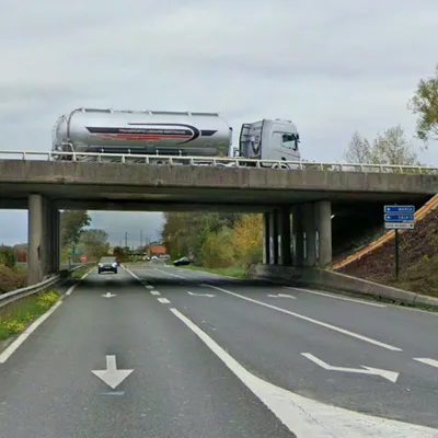 Nouvelle-Église : deux blessés dans un accident sous le pont de l'A16