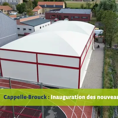 Cappelle-Brouck : un nouveau city stade et un espace couvert inaugurés