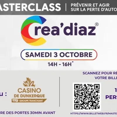 Dunkerque : Atelier Créa'Diaz au Casino samedi 3 octobre