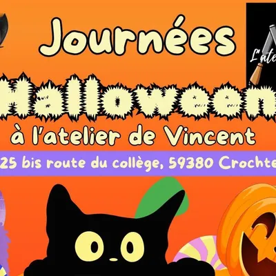 Crochte : Halloween à l'Atelier de Vincent du 29 au 31 octobre
