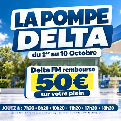 Delta FM rembourse votre carburant ! 