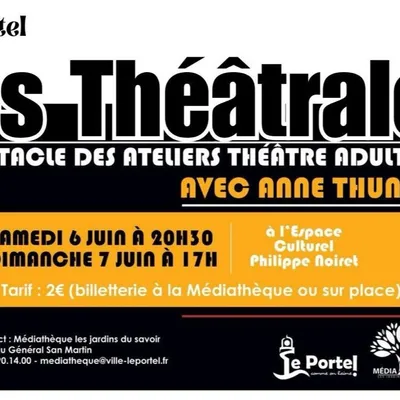 Le Portel : Les Théâtrales en Folie samedi et dimanche Espace...