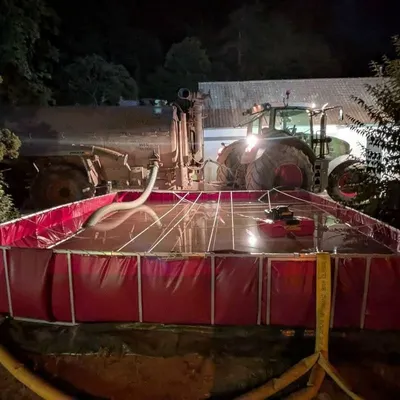 Dannes : des agriculteurs du Boulonnais en soutien des pompiers