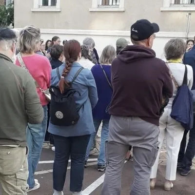 Les papas au soutien de Mouv’enfants Dunkerque