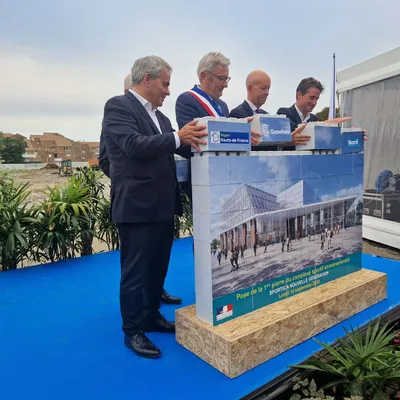 Gravelines : les Gravelinois émus par la pose de la première pierre...