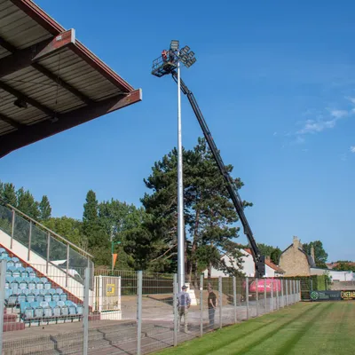 Le Stade des Huttes à Gravelines se modernise