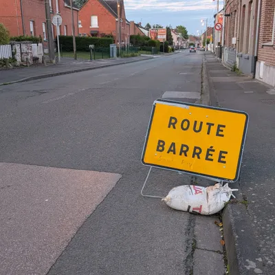 Hazebrouck : la route de Borre, grand axe d’entrée, fermée pendant...
