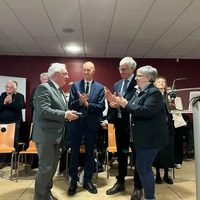 André Figoureux, 49 ans maire de West-Cappel et 25 ans président de...