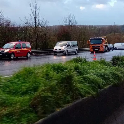 Un accident avec quatre voitures sur l'A16, à hauteur de Calais-Marck