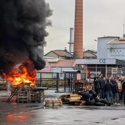 Wizernes : l’entrée du site de Wizpaper bloquée le temps du PSE