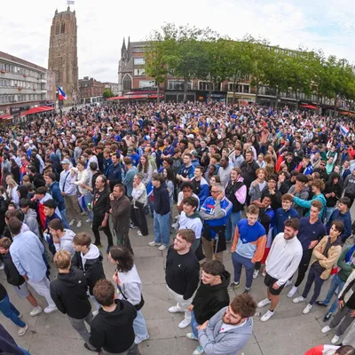 Dunkerque : les matchs des bleus sur un écran géant place Jean-Bart