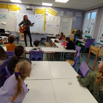 Musique : Des élèves d'Outreau et Samer travaillent sur un projet...