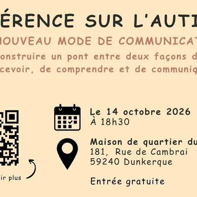 Dunkerque : Conférence sur l'Autisme ce mercredi soir