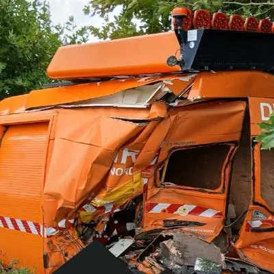Un camion percute un véhicule de la DIR Nord sur l'A25, à hauteur...