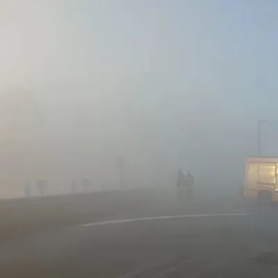 Sainte-Marie-Kerque : un village complètement enfumé à l'aube
