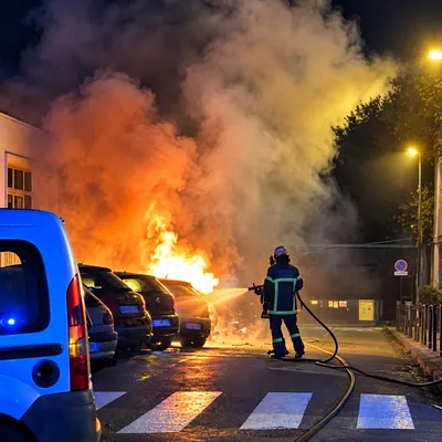 Boulonnais : plusieurs voitures incendiées dans la nuit