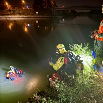 Guemps : une voiture à l'eau, la victime réussit à sortir du...