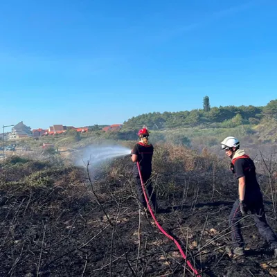 Boulogne-sur-Mer : un hectare ravagé par les flammes au Chemin Vert