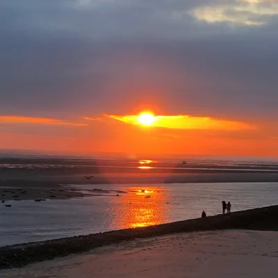 La marée reste dangereuse, exemple à Berck, baie d'Authie, ce lundi