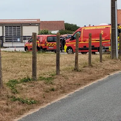 Wimille : un parachutiste chute,  des drones déployés pour le...