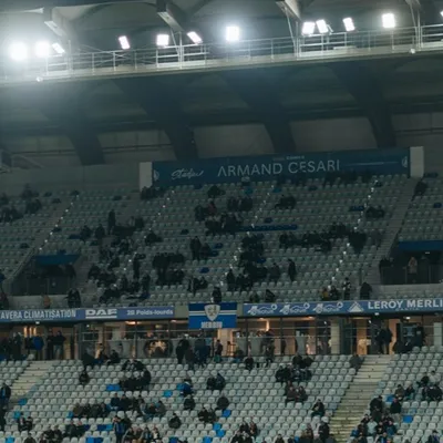 Foot : ambiance tendue à la fin du match entre Bastia et Boulogne