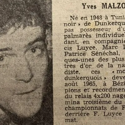 Yves Malzoppi, le décès d'un grand nom de la natation, à Dunkerque