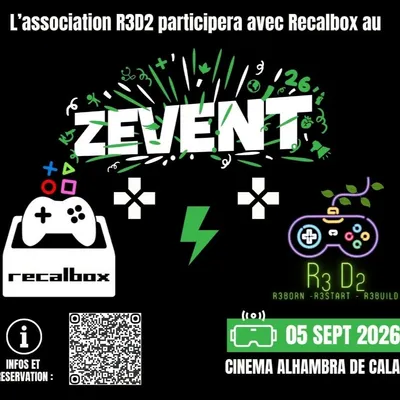 Calais : ZEVENT au Cinéma l'Alhambra ce samedi 5 septembre