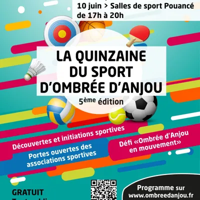 Ombrée d'Anjou. C'est la quinzaine du sport jusqu'au 15 juin
