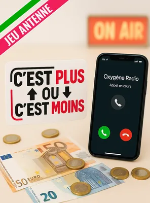Jusqu'à 300€ à gagner dans "C'est plus ou c'est moins" !