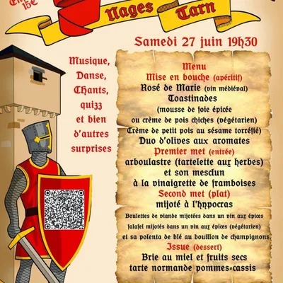 Nages : Plongez au Moyen-Âge 