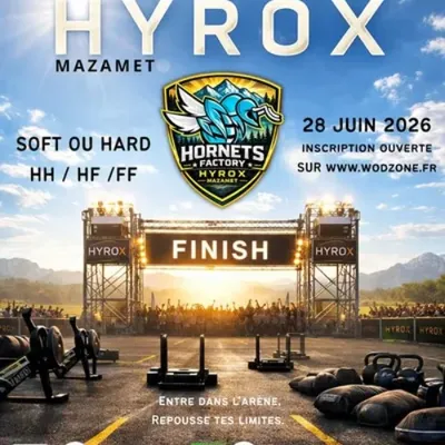 Course Hyrox à Mazamet