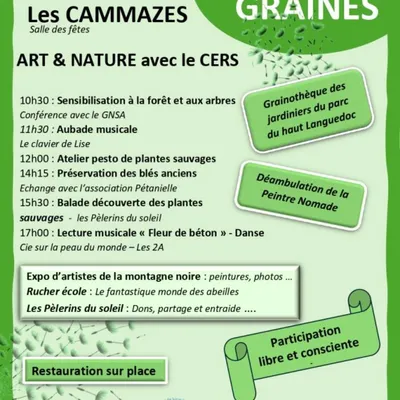 Un grand Troc de graines célèbre le retour du printemps aux Cammazes !