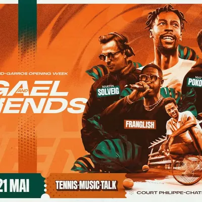 Roland‑Garros 2026 : une soirée “Gaël Monfils and Friends” pour...