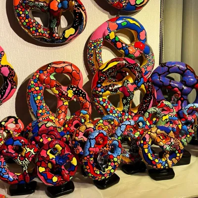 Lampertheim : des bretzels transformés en œuvres d’art