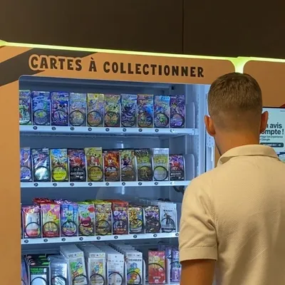 Un distributeur de cartes à collectionner à Geispolsheim