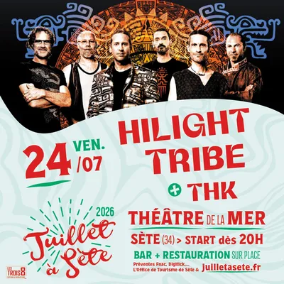Hilight Tribe en concert au Théâtre de la mer de Sète