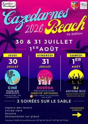Cazedarnes Beach 2026