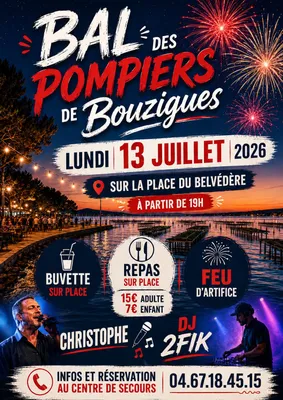 BAL DES SAPEURS POMPIERS DE BOUZIGUES