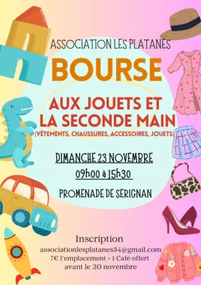 Bourse aux jouets et seconde main